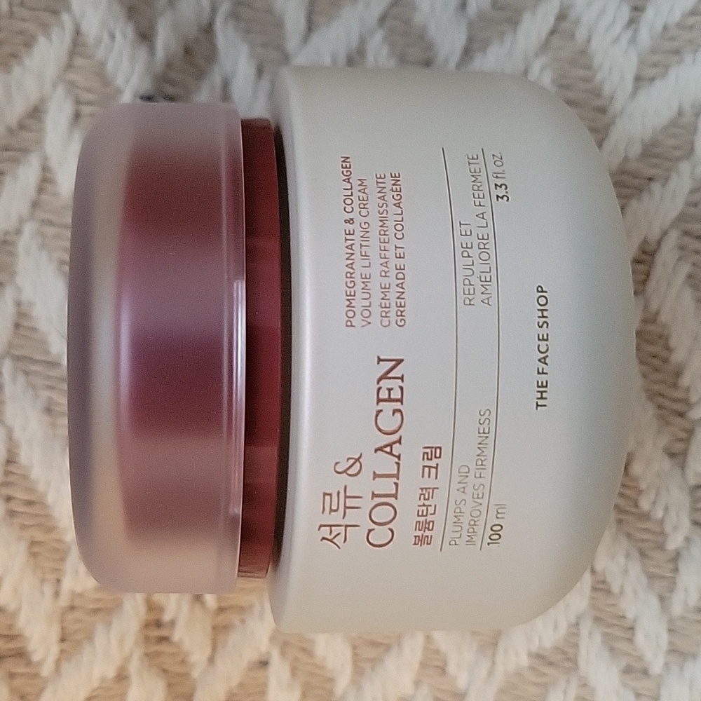 The Face Shop Collagen Pomegranate & Collagen Volume Lifting Cream NEW 3.3 fl.oz